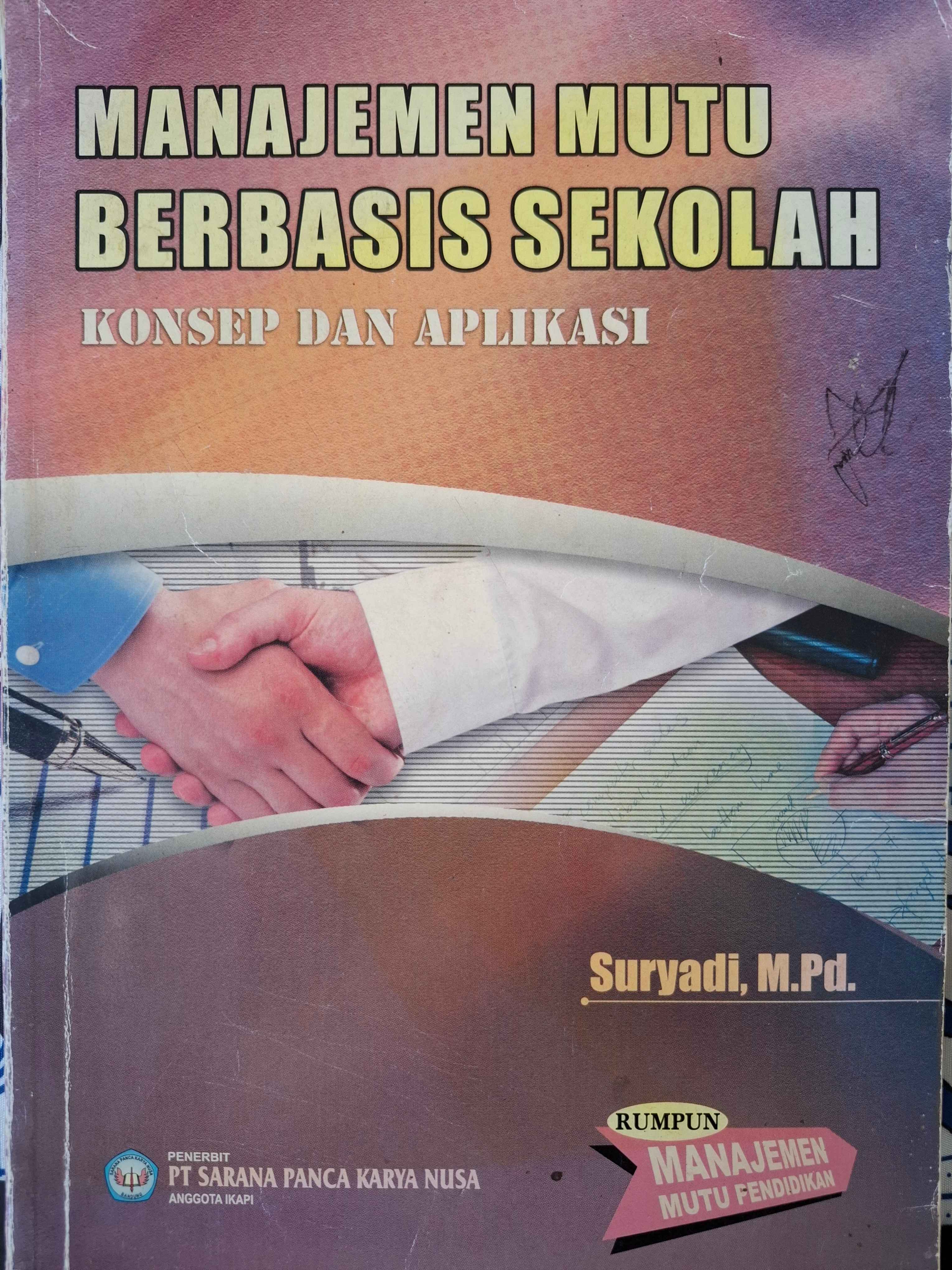 Sampul Manajemen Mutu Berbasis Sekolah