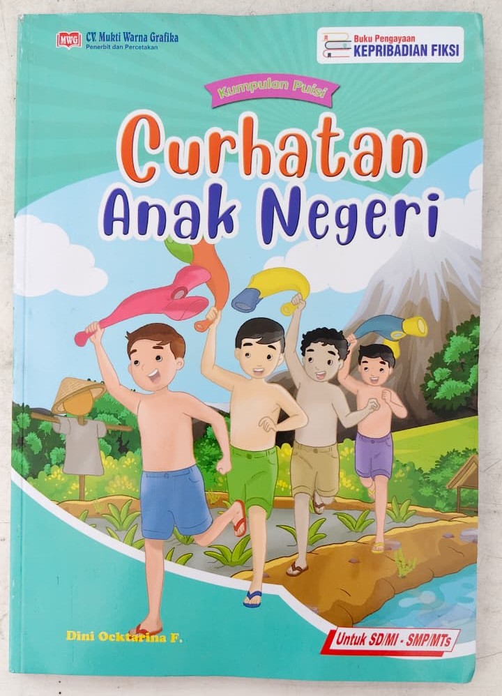 Sampul Kumpulan Puisi Curhatan Anak Negeri