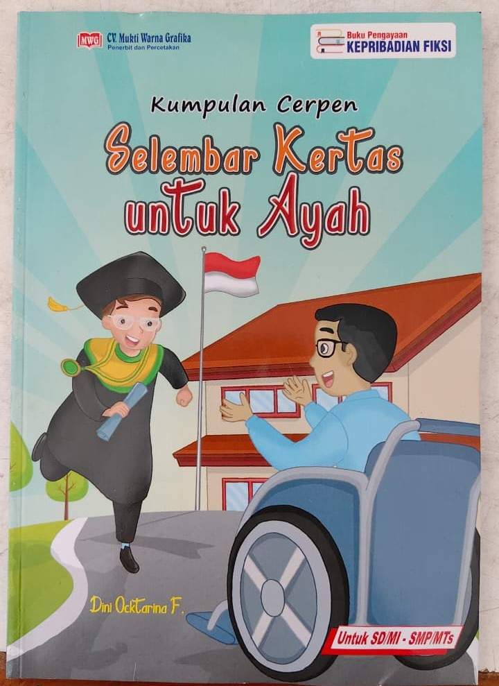 Sampul Kumpulan Cerpen Selembar Kertas Untuk Ayah