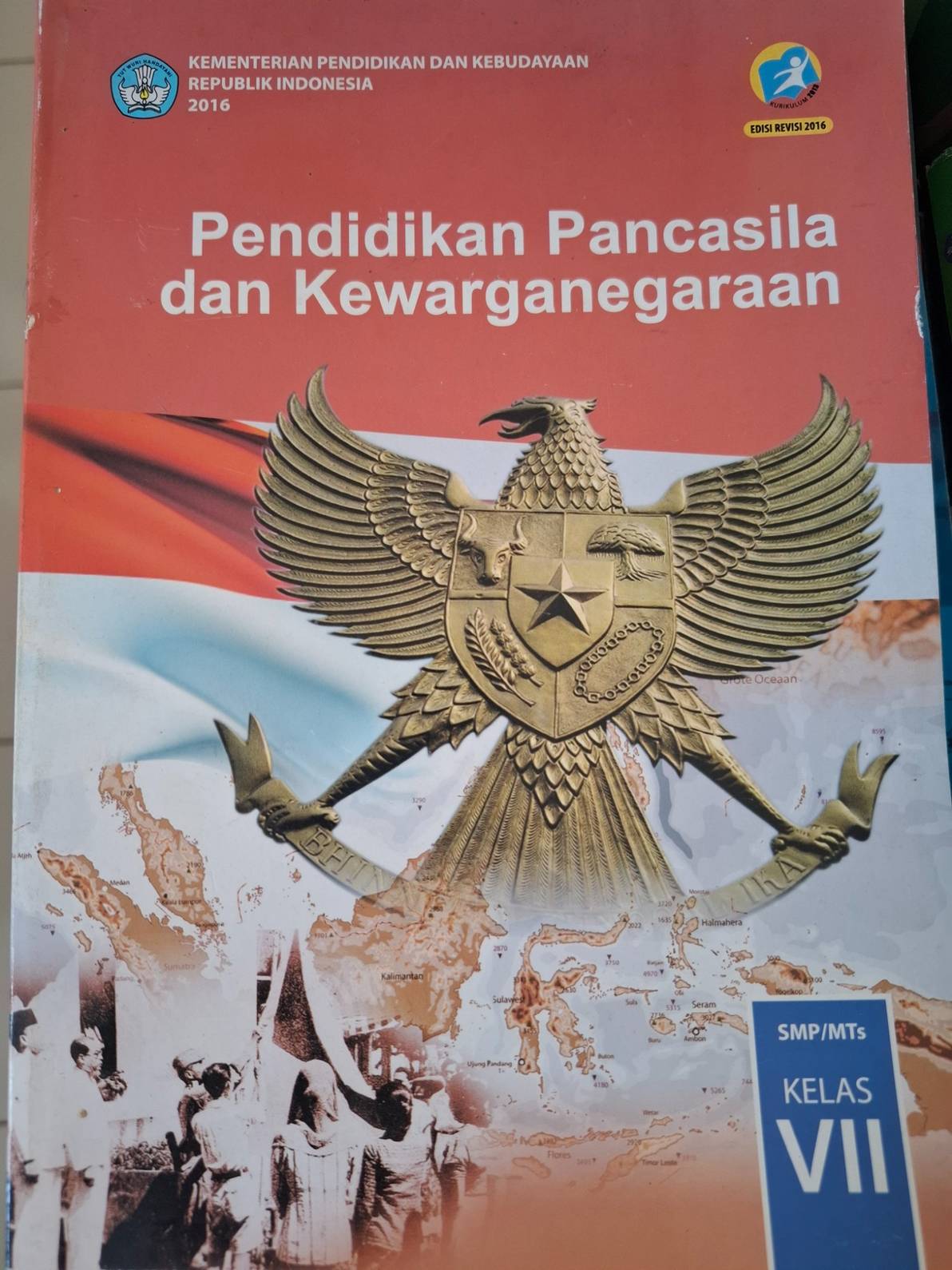 Sampul Pendidikan Pancasila dan Kewarganegaraan Untuk SMP/MTs Kelas VII