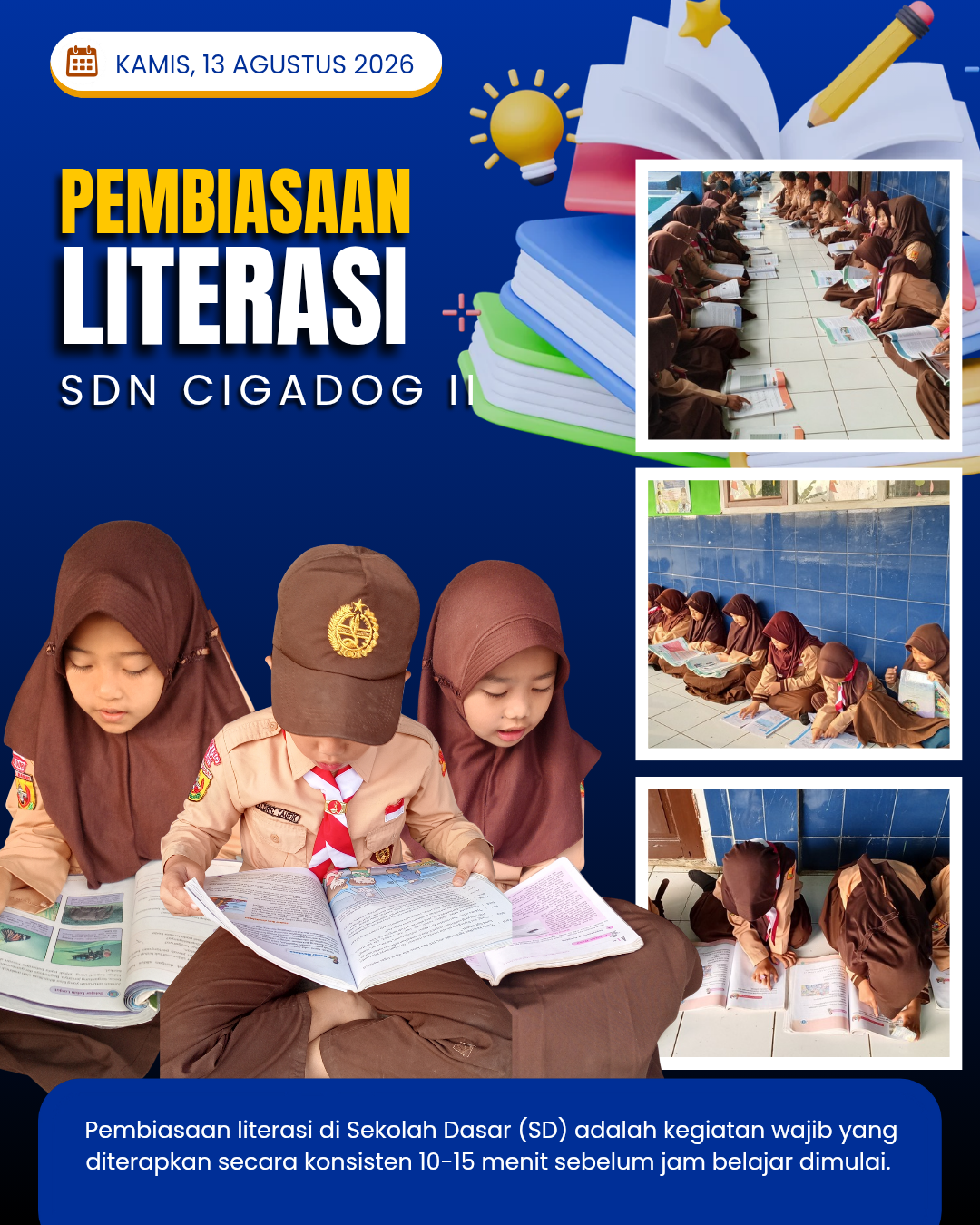 Pembiasaan Literasi